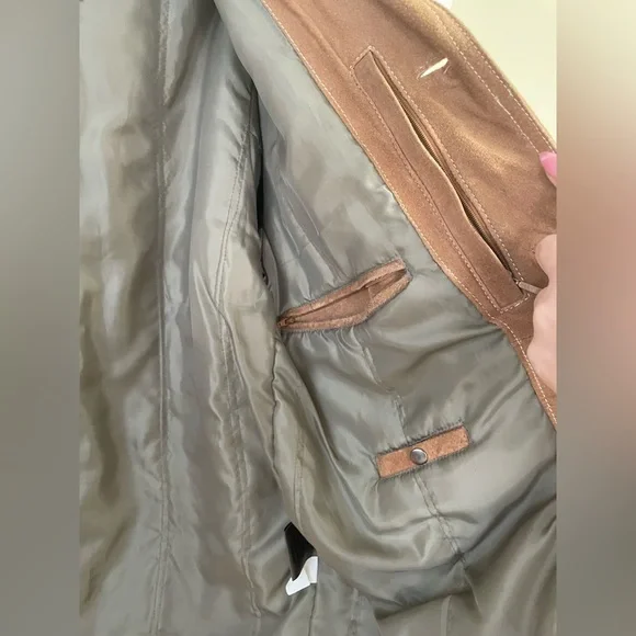 ✨ Wilsons Leather “M. Julian” Tan Suede Jacket – Men’s M ✨ - Picture 3 of 8